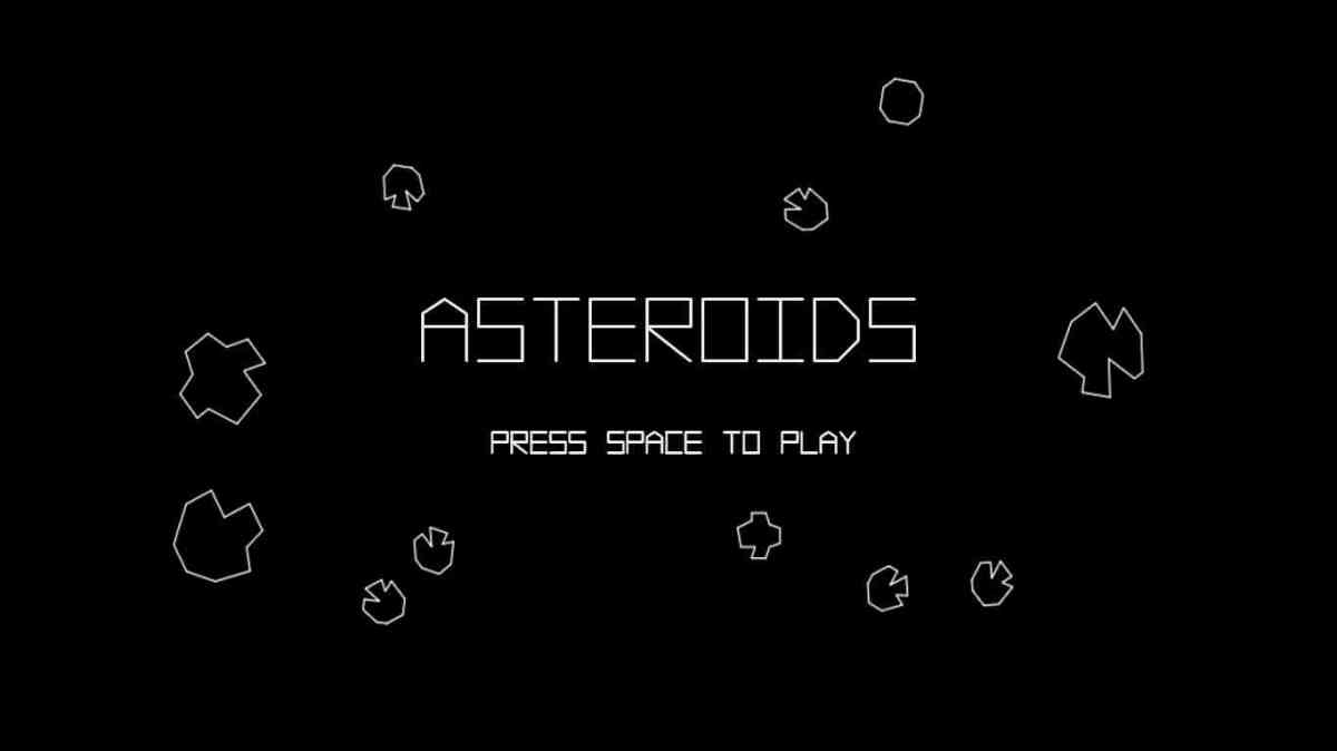 Asteroids game lesezeichen